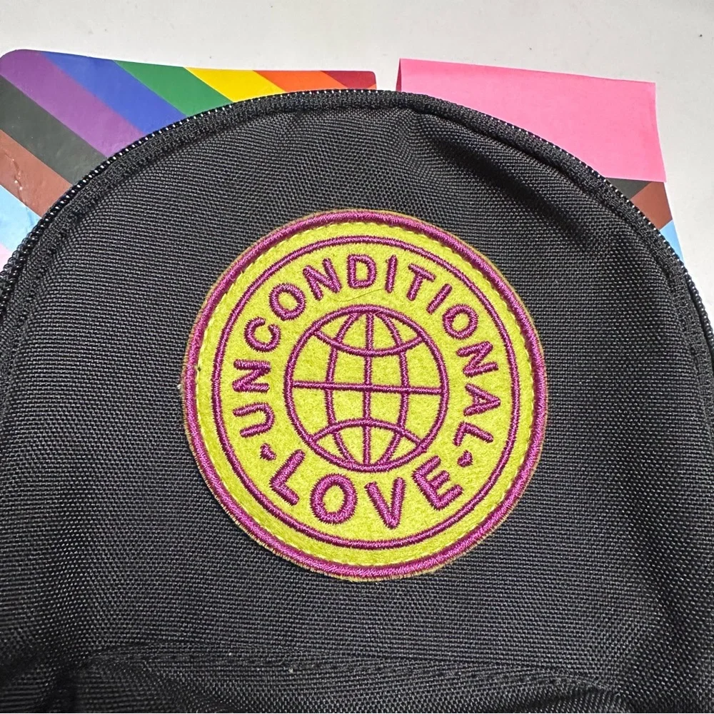 Pets backpack harness XXS / XS‎ Unconditional Love Black pet Backpack